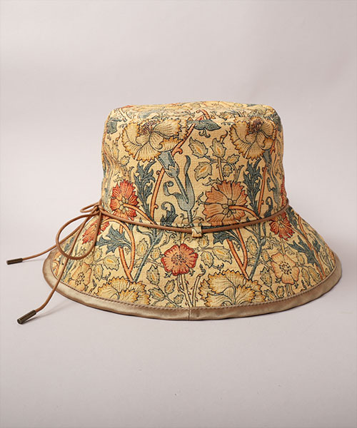 THE MET Pink and Rose HAT BEIGE ONESIZE