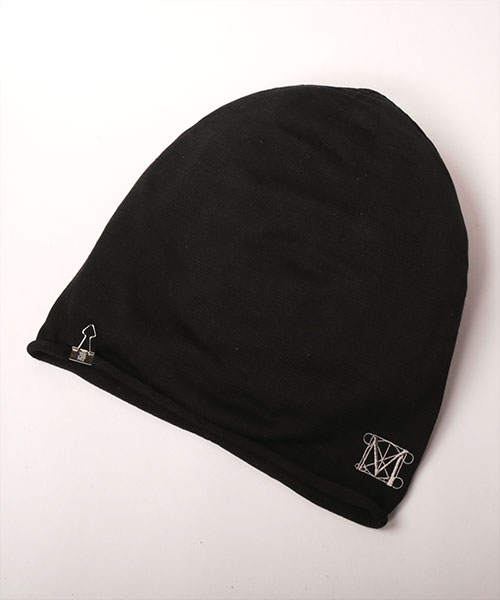 THE MET VINTAGE LOGO KNIT CAP BLACK ONESIZE