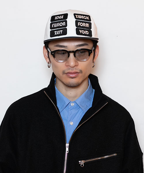 モデル頭囲：58.5cm 着用サイズ：ONESIZE