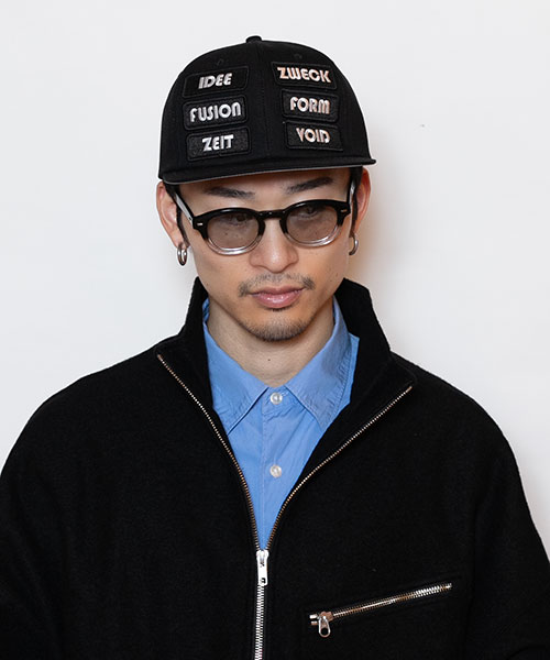 モデル頭囲：58.5cm 着用サイズ：ONESIZE