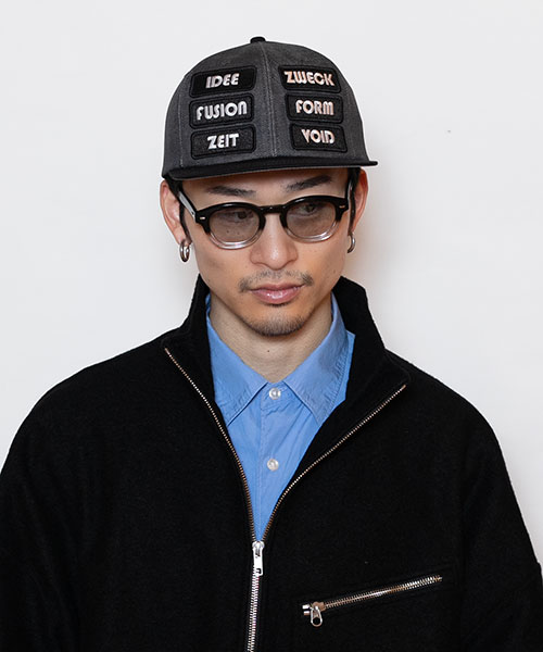 モデル頭囲：58.5cm 着用サイズ：ONESIZE