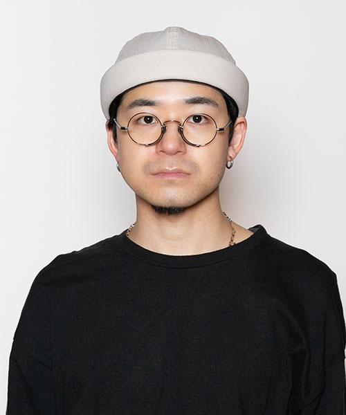 WHITE モデル頭囲:58m