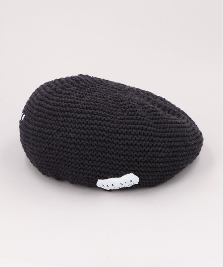 AKA SIX STITCHED BERET BLACK ONESIZE