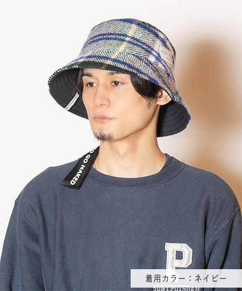 AKA SIX CHECK BUCKET HAT