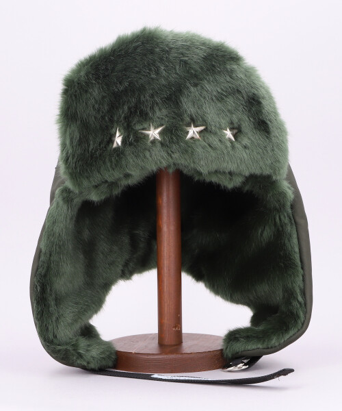 AKA SIX TRAPPER HAT KHAKI ONESIZE