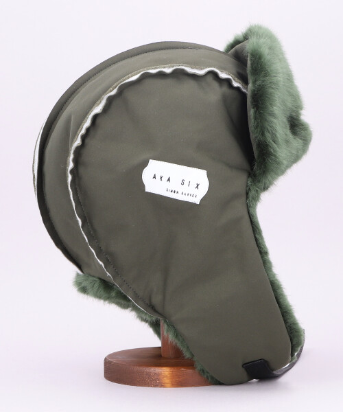 AKA SIX TRAPPER HAT KHAKI ONESIZE