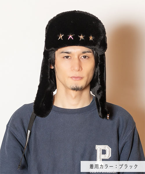 AKA SIX TRAPPER HAT KHAKI ONESIZE