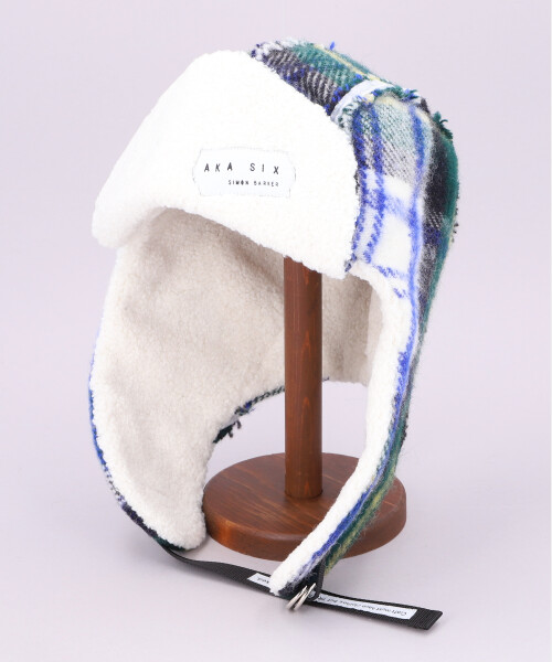 AKA SIX CHECK TRAPPER HAT MIX ONESIZE