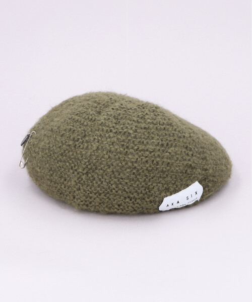 AKA SIX MOHAIR BERET KHAKI ONESIZE