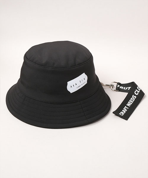 AKA SIX POLY BUCKET HAT(ONESIZE BLACK): ハット｜帽子通販