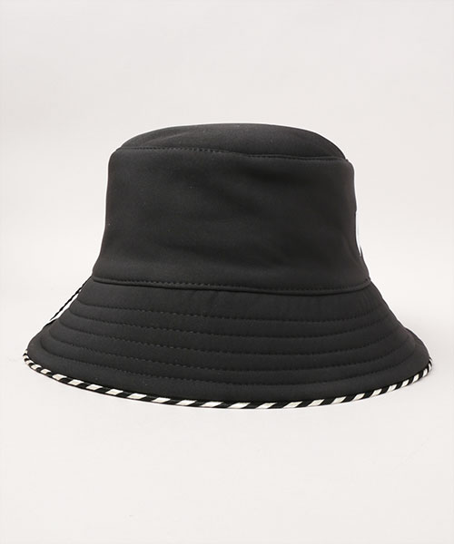 AKA SIX POLY PIPING BUCKET HAT(ONESIZE BLACK): ハット｜帽子