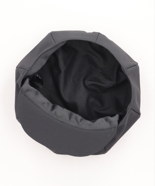 AKA SIX POLY NEWS BOY CAP BLACK ONESIZE