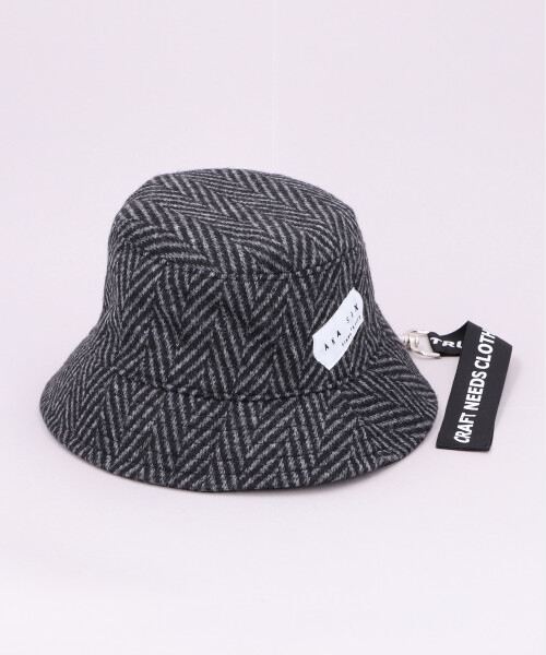 AKA SIX CHECK BUCKET HAT(ONESIZE CHARCOAL GRAY): ハット｜帽子通販 
