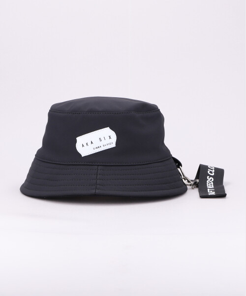 AKA SIX POLY BUCKET HAT BLACK ONESIZE