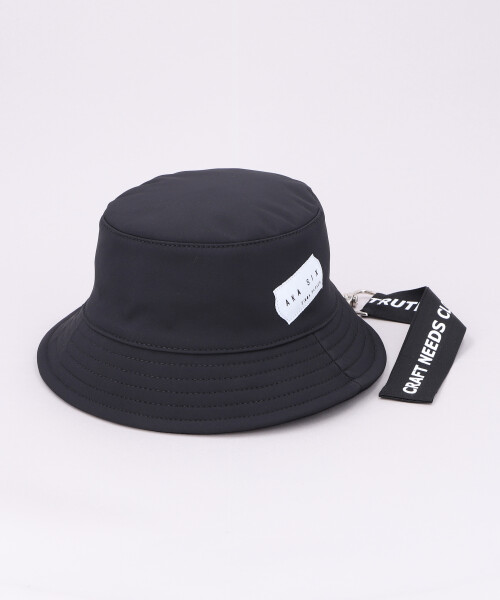 AKA SIX POLY BUCKET HAT BLACK ONESIZE