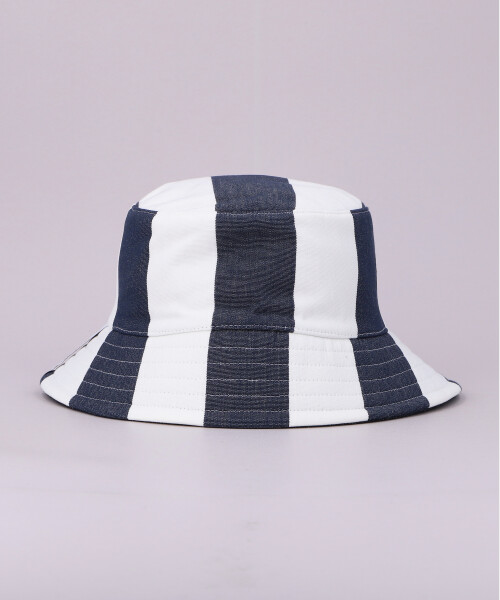 AKA SIX STRIPE BUCKET HAT NAVY ONESIZE