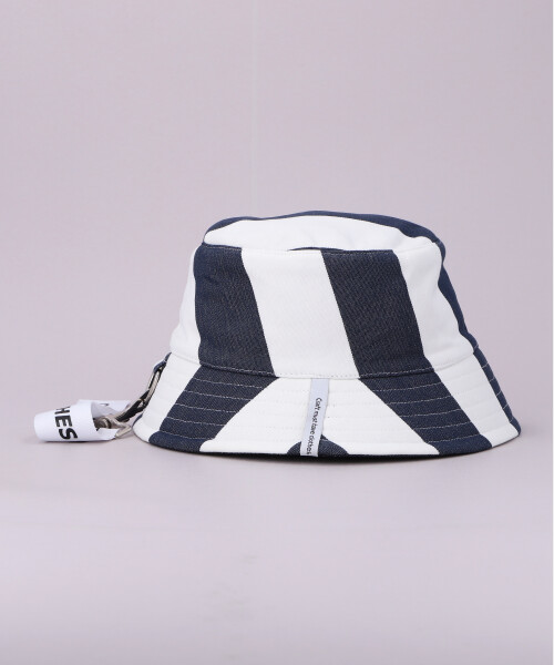 AKA SIX STRIPE BUCKET HAT NAVY ONESIZE
