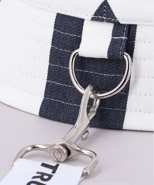 AKA SIX STRIPE BUCKET HAT NAVY ONESIZE