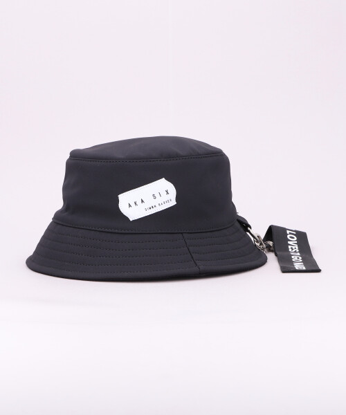 AKA SIX POLY BUCKET HAT BLACK ONESIZE
