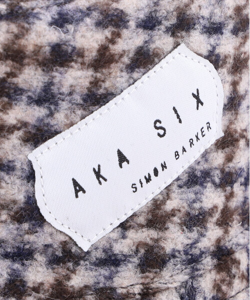 AKA SIX CHECK BUCKET HAT KHAKI ONESIZE