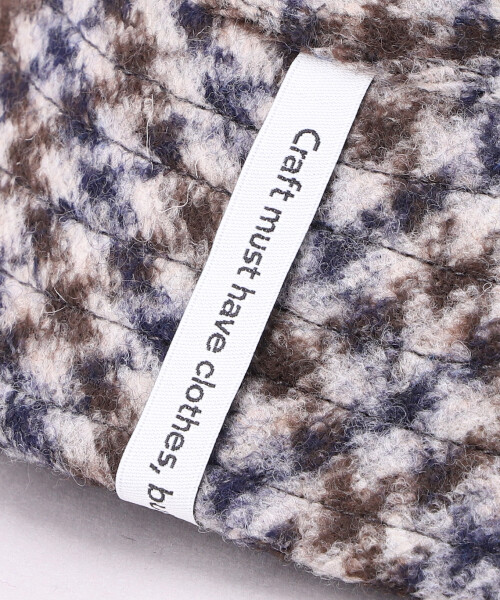 AKA SIX CHECK BUCKET HAT KHAKI ONESIZE