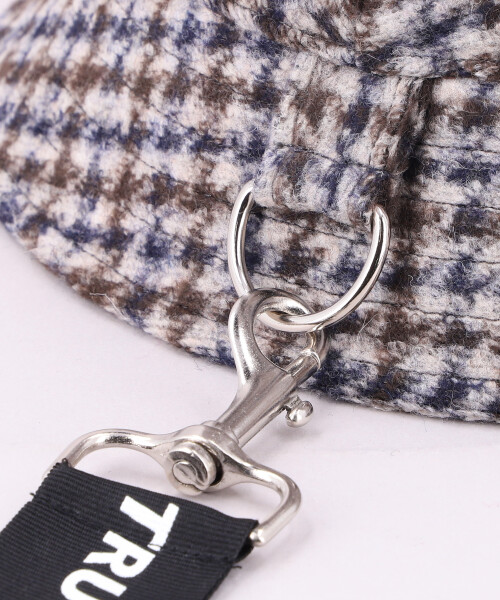 AKA SIX CHECK BUCKET HAT KHAKI ONESIZE