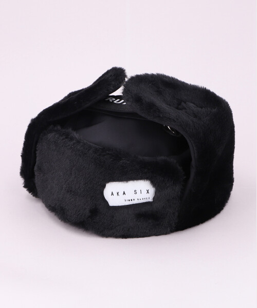 AKA SIX NEW TRAPPER HAT BLACK ONESIZE