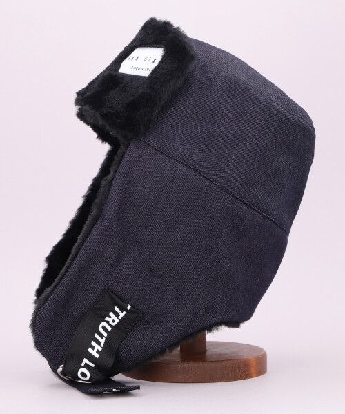 AKA SIX DENIM TRAPPER HAT NAVY ONESIZE