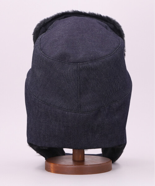 AKA SIX DENIM TRAPPER HAT NAVY ONESIZE