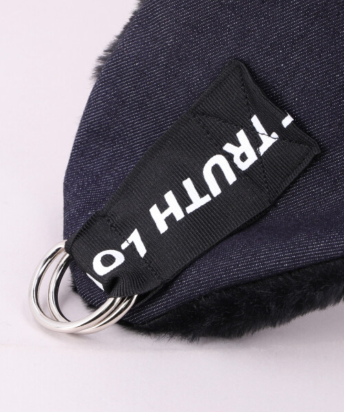 AKA SIX DENIM TRAPPER HAT NAVY ONESIZE