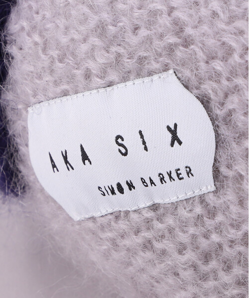 AKA SIX MOHAIR PATCH BERET GRAY ONESIZE
