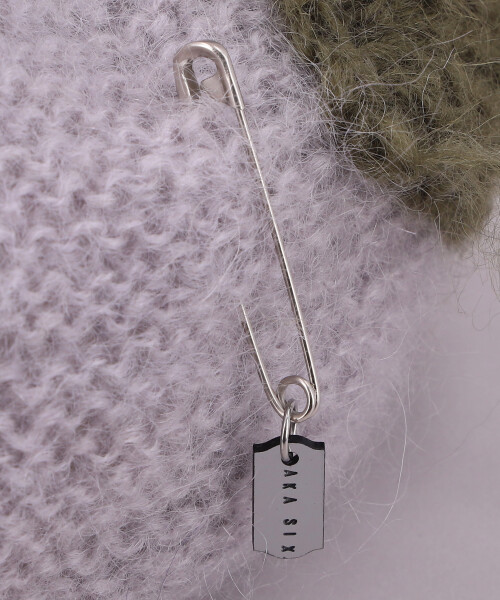 AKA SIX MOHAIR PATCH BERET GRAY ONESIZE