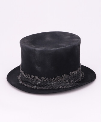 Ca4La 帽子 ファー付き シルクハット風 KS SILK HAT T(ONESIZE BLACK): ハット｜帽子通販｜CA4LA