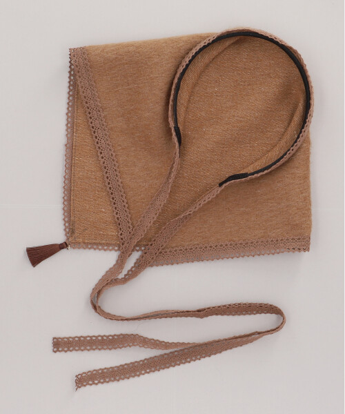 ROUND R バブーシュカカチューシャ BROWN ONESIZE