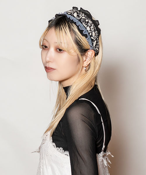 モデル頭囲：58cm 着用サイズ：ONESIZE