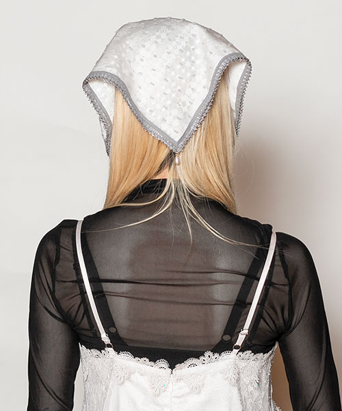 モデル頭囲：58cm 着用サイズ：ONESIZE