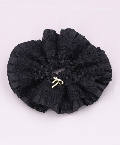 ROUND R フリルシュシュ(ONESIZE WHITE): その他（小物・雑貨）帽子