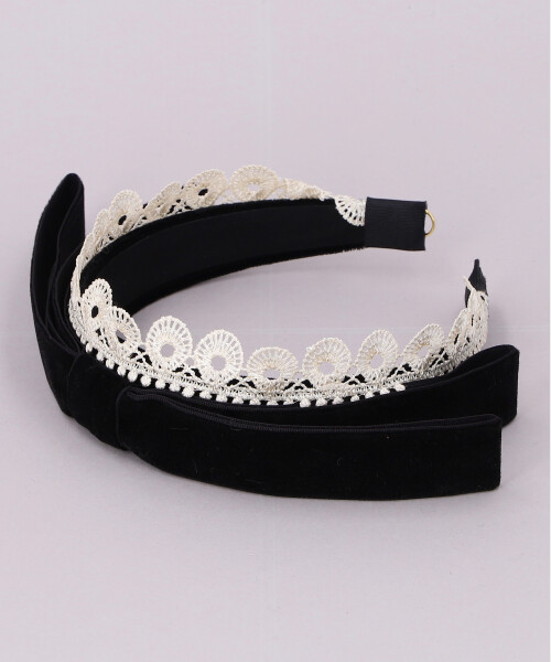 ROUND R リボンカチューシャ BROWN ONESIZE