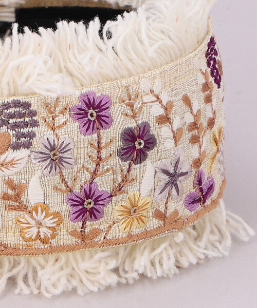 刺繍カチューシャ GRAY ONESIZE