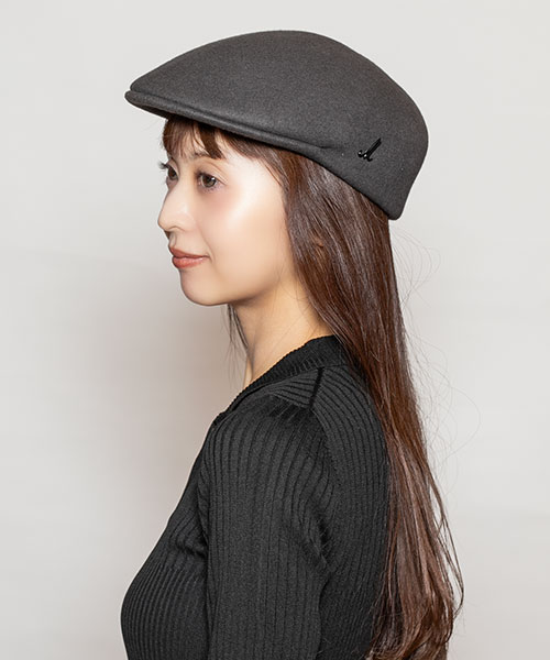 モデル頭囲：56cm 着用サイズ：ONESIZE