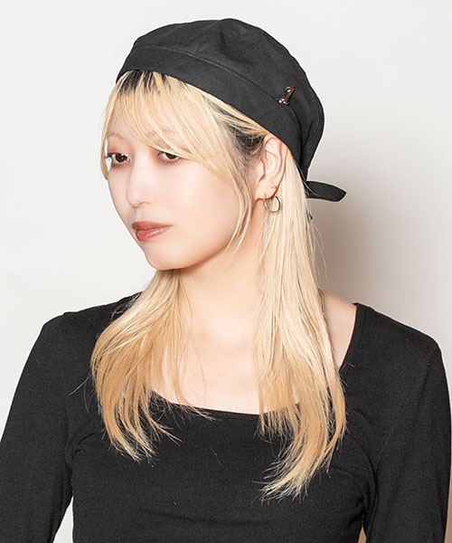 モデル頭囲：58cm 着用サイズ：ONESIZE