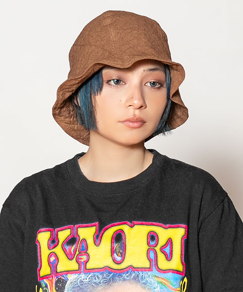 モデル頭囲：54cm 着用サイズ：ONESIZE