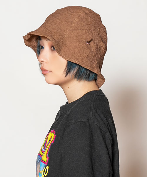 モデル頭囲：54cm 着用サイズ：ONESIZE