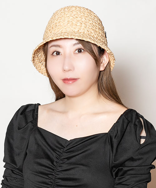 モデル頭囲：56cm 着用サイズ：ONESIZE