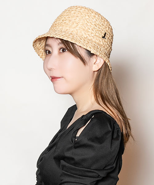 モデル頭囲：56cm 着用サイズ：ONESIZE