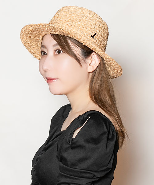 モデル頭囲：56cm 着用サイズ：ONESIZE