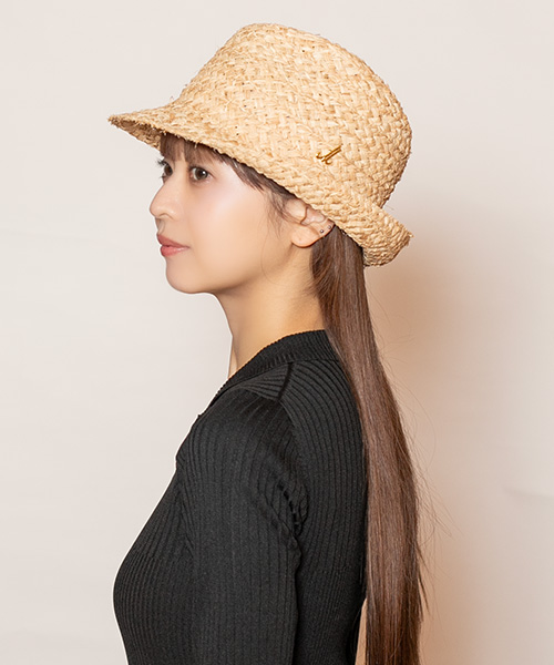 モデル頭囲：56cm 着用サイズ：ONESIZE