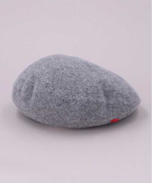 THIN WOOL BERET GRAY ONESIZE
