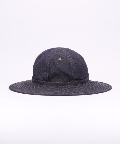 NC DECK HAT 10OZ DENIM NAVY ONESIZE