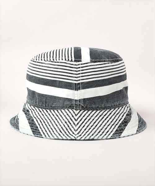 NC BUCKET HAT STRIPE ASSORT ONESIZE